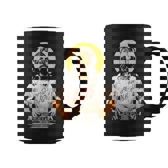 Jesús Raves Cristiano Divertido Dj Humor Taza de café - Regaloses