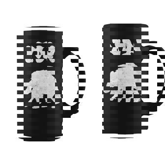 Jewish Mom Hebrew Mama Bear Mother's Day Wife Ima Coffee Mug - Monsterry