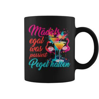 Jga Heirat Braut Crewpruch Mädels Pegel Halten Flamingos Tassen - Geschenkecke