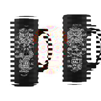 Jour Des Morts Tête De Mort Mexique Jour De Los Muertos Tasse - Cadeauxyz