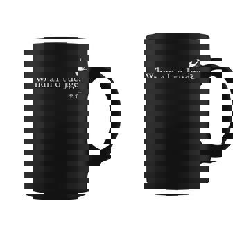 Who Am I To Judge Coffee Mug - Thegiftio UK