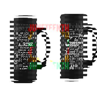 Junenth 1865 Afro Freedom Breaking Chains Freeish Roots Coffee Mug - Thegiftio