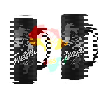 Junenth 1865 Black History Afro American African Freedom Coffee Mug - Thegiftio UK