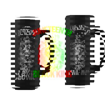 Junenth African American Black Lion 1865 King Men Coffee Mug - Thegiftio UK