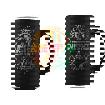 Junenth African American Freedom Black History Men Coffee Mug - Monsterry