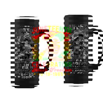 Junenth Celebrating Black Freedom 1865 African Women Coffee Mug - Monsterry