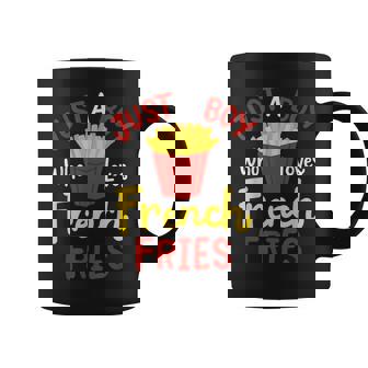 Just A Boy Who Loves French Fries フライドポテト じゃがいも ヴィーガン コーヒーマグ - Kawaiitshirt