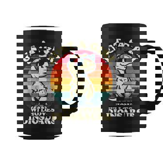 Just A Girl Who Loves Dinosaurs おもしろレトロ恐竜 T-Rex コーヒーマグ - Kawaiitshirt