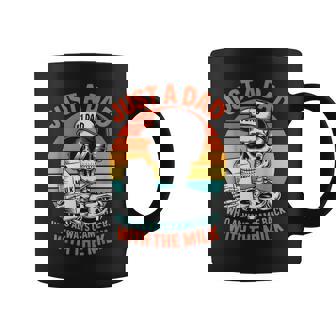 Just A Dad Who Always Came Back Milk Fathers Day Men Coffee Mug | Mazezy
