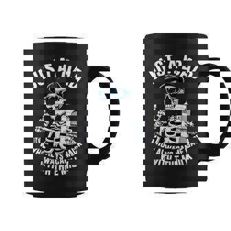 Just A Dad Who Always Came Back Skeleton Father's Day Dad Coffee Mug - Monsterry