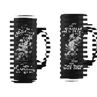 Just A Feral Mama Raising Feral Children Raccoon Coffee Mug | Mazezy