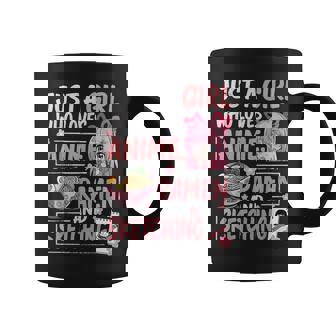 Just A Girl Who Loves Anime Ramen Sketching Japan Kawaii Coffee Mug - Thegiftio