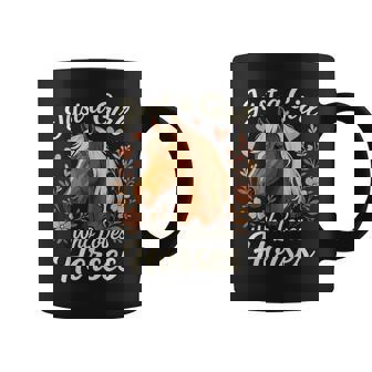 Just A Girl Who Loves Horses Cute Horse Coffee Mug - Monsterry