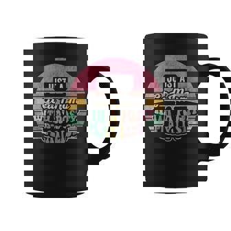 Just A God Mom With A Posty Playlist Coffee Mug - Thegiftio