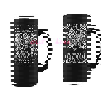 Just A Mama Out Here Trying Not To Raise Assholes Mom Coffee Mug | Mazezy