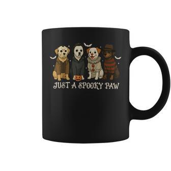 Just A Spooky Paw Dog Halloween Characters Coffee Mug - Thegiftio