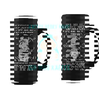 Kaffee Redet Nicht Kaffee Jammert Nicht Cat 諺 コーヒーマグ - Kawaiitshirt