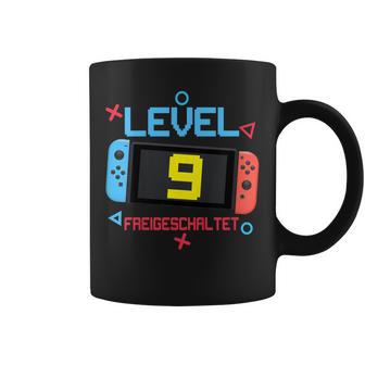 Kinder 9Th Birthday Boy 9 Years Old Level 9 Freigeschaltet Tassen - Geschenkecke