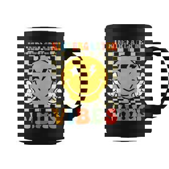 Kindergarten Vibes Retro Groovy Back To School Kindergarten Coffee Mug - Monsterry