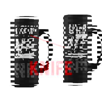メンズ Knife Collector I Love My Wife ナイフ コーヒーマグ - Kawaiitshirt
