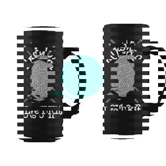 Knitting This Mom Loves To Knit Coffee Mug - Monsterry