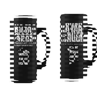 Krav Maga Yarcasmo Divertido Krav Maga Taza de café - Regaloses