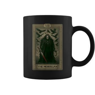 La Carta Del Tarot De Morrigan Diosa Celta De La Guerra Y La Profecía Taza de café - Regaloses