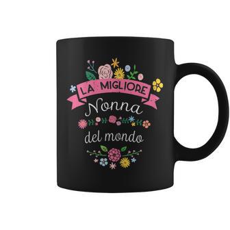 La Migliore Nonna Regalo Para Abuela Italiana Taza de café - Regaloses