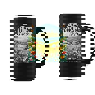 La Nature Est Ma Thérapie Champ De Fleurs Tasse - Cadeauxyz
