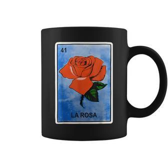 La Rosa Card Mexican Lottery Card For Girl Women Coffee Mug | Seseable FR