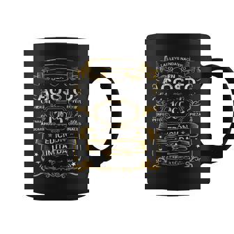 Las Leyendas Nacen Agosto 1965 Cumpleaños Hombre Taza de café - Regaloses