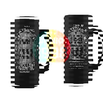 Las Leyendas Nacen En Junio 1998 Edición Limitada Retro Taza de café - Regaloses