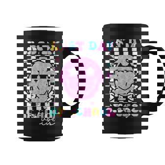 Last Day Of School Vibes Teacher Student Groovy Graduation Coffee Mug | Mazezy