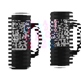 My Last First Day Senior Back To School Senior Year 2026 Bow Coffee Mug | Mazezy