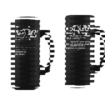 Leg Day Definition Funda Para Bomba De Gimnasio De Gran Tamaño Taza de café - Regaloses