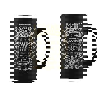 Legend Were Born In 1964 60歳の誕生日プレゼント 男性用 10月 コーヒーマグ - Kawaiitshirt