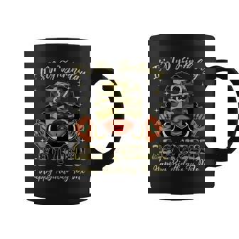 Leo Queen Black Woman With Cap Camo It's My Birthday Coffee Mug | Mazezy