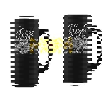 Leopard Blessed Mom Sunflower Mom Life Mother's Day Women Coffee Mug - Monsterry
