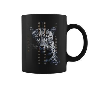 Leopardo Animal Zoo Ilustración Leopardo Taza de café - Regaloses