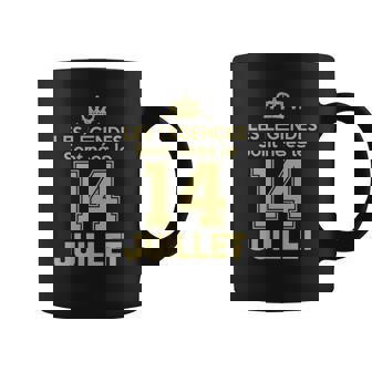 Les Légendes Sont Nées Le 14 Juillet Tasse - Cadeauxyz