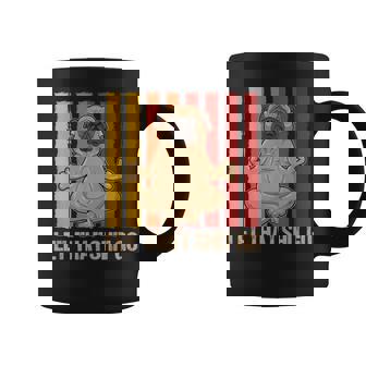 Let Thathit Go パグ ヨガ ヴィンテージデザイン コーヒーマグ - Kawaiitshirt