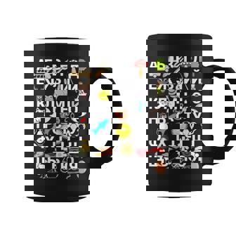 Letras Del Alfabeto Búlgara Para Los Niños Con Fotos Taza de café - Regaloses