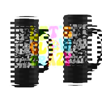Let's Crazy Retro Birthday Party Glowing 80S 90S Group Team Coffee Mug | Seseable UK
