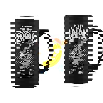 Let's Go Bananas Banana Baseball Lover Banana Coffee Mug | Mazezy