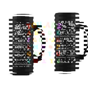You Are Letters Alphabet Learn Abcs Inspiration Teacher Life Coffee Mug - Thegiftio UK