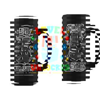 Level 5 Unlocked 5Th Birthday Super Gamer Gaming Theme Party Coffee Mug - Thegiftio