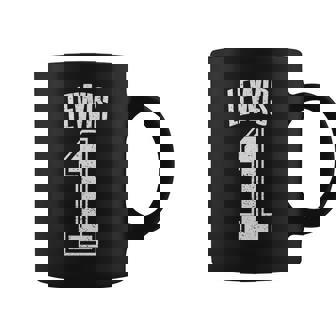 Lewisサポーター番号 1番の大ファン 長袖tシャツ コーヒーマグ - Kawaiitshirt