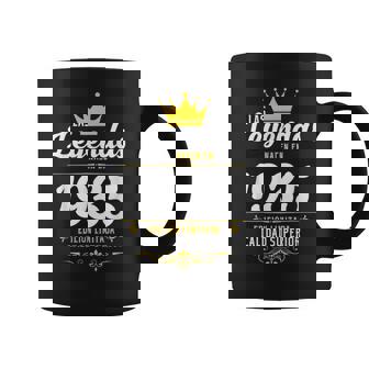 Leyendas 1935 Años Cumpleaños Hombre Nacen En 1935 Taza de café - Regaloses