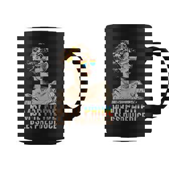 Lgbt Equal Rights More Pride Less Prejudice Rainbow Lgbtq Coffee Mug - Monsterry