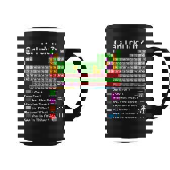 Can I Lick It Periodic Table Chart Science Teacher Cool Meme Coffee Mug | Mazezy
